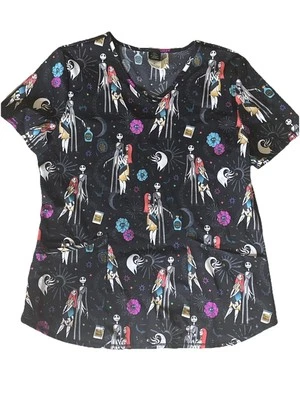 Nursing Scrubs The Nightmare Before Christmas Women’s Medium  - Image 1 of 3