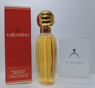 Valentino Perfume EDT Spray 2.5 OZ 75 ml Original De Colección Con Caja Incluida Foto 1 de 4