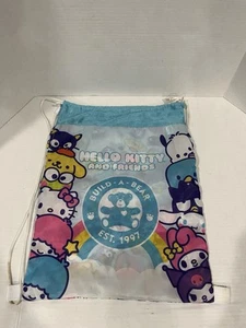 Hello Kitty & Friends Build A Bear Workshop Drawstring Bag Backpack Carrier - Picture 1 of 3