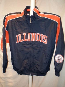 Majestic Illinois Embroidered Jacket Size Large or Extra Large New with Tags - Bild 1 von 5