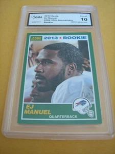 E.J. EJ MANUEL BILLS 2013 PUNTUACIÓN 25 ANIVERSARIO NOVATO RC # 364 GRADO 10 - Imagen 1 de 1