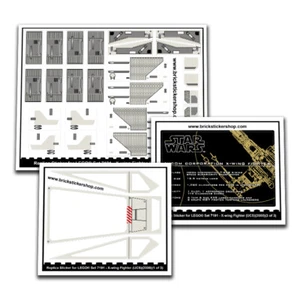 Replacement Sticker for Set 7191 - X-wing Fighter (UCS) - Picture 1 of 2
