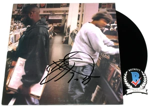DJ SHADOW SIGNED 'ENDTRODUCING....' ALBUM VINYL RECORD LP BECKETT BAS COA - Picture 1 of 3