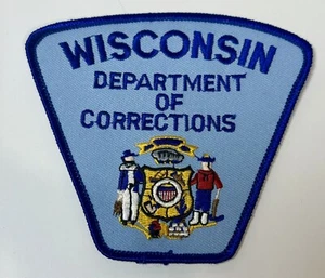 WISCONSIN DEPARTMENT OF CORRECTIONS POLICE PATCH SCHULTERGRÖSSE NEU - Bild 1 von 2