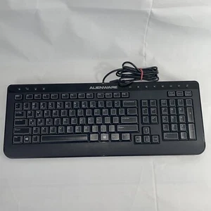 Dell AlienWARE Multimedia Black USB Keyboard 40CM0 SK-8165 - Picture 1 of 10