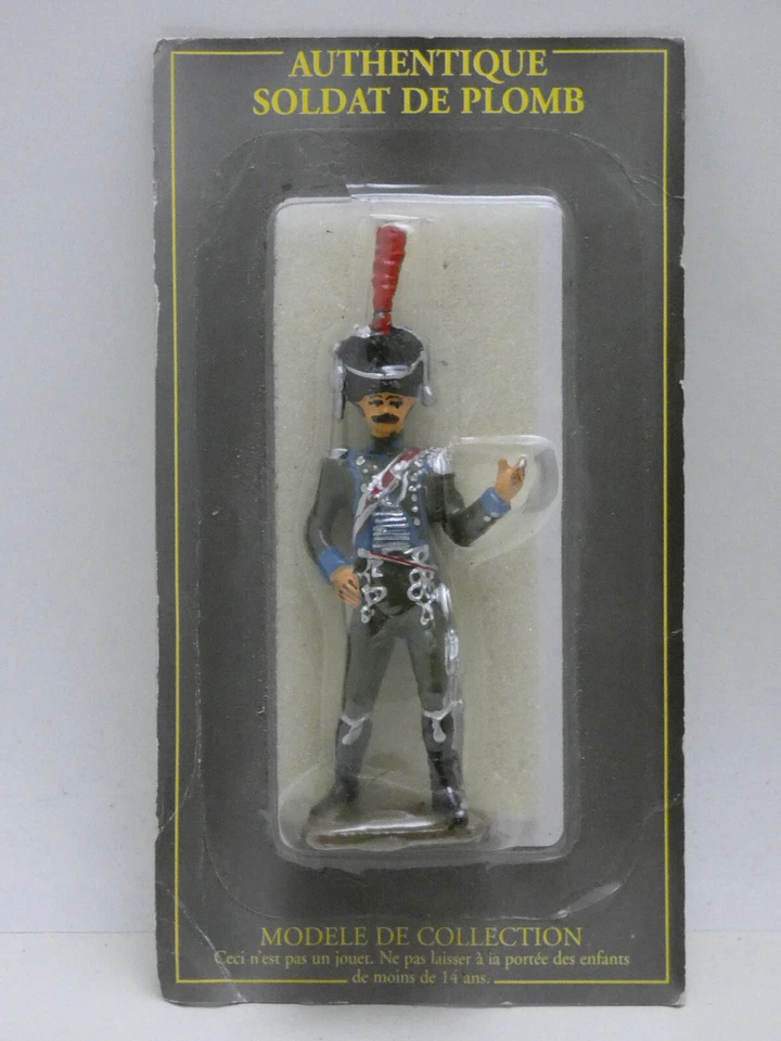 Figurine Starlux Atlas Officier du 16e chasseur Premier Empire Napoléon NEUF - Photo 1/1