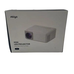 AKIYO Mini Beamer, O1 Full HD Beamer Handy Für Heimkino, 10000L Video Beamer - Bild 1 von 3
