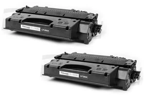 2 X Toner pour HP Laserjet Pro 400 M401a M401dn M401dw M425dn Ersetzt CF280X 80X - Photo 1/1
