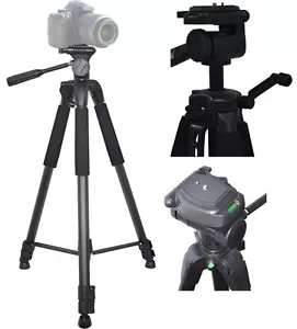 Professional 75" Heavy-Duty Tripod With Case For Panasonic Lumix S5 DC-S5 - Picture 1 of 11