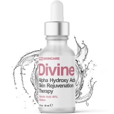 Glycolic Acid Chemical Face Peel Kit Medical Grade 100% Pure Acne Scars Wrinkles - Image 1 of 4