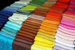Sciarpa scialle lungo tinta unita seta cashmere caldo invernale moda donna pashmina - Foto 1 di 13
