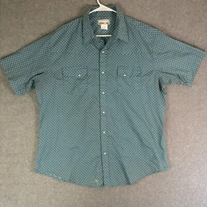 Vintage Wrangler Shirt Mens 2XL Wrancher Rancher Southwest Cowboy Retro AOP - Picture 1 of 17