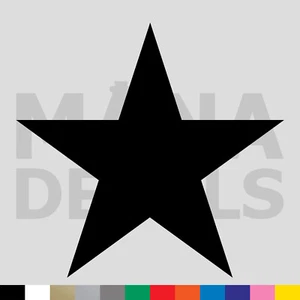 Star Vinyl Die Cut Decal Sticker - 5 Point Shape Military Army - Picture 1 of 17