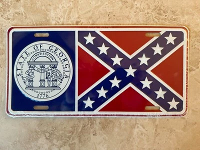 Smokey and the Bandit Trans Am Georgia Embossed License Plate 1977 Movie Cars - Image 1 of 4