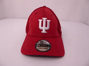 New Era 39Thirty Indiana University Hoosiers Fitted Hat Cap Large/XLarge - Picture 1 of 5
