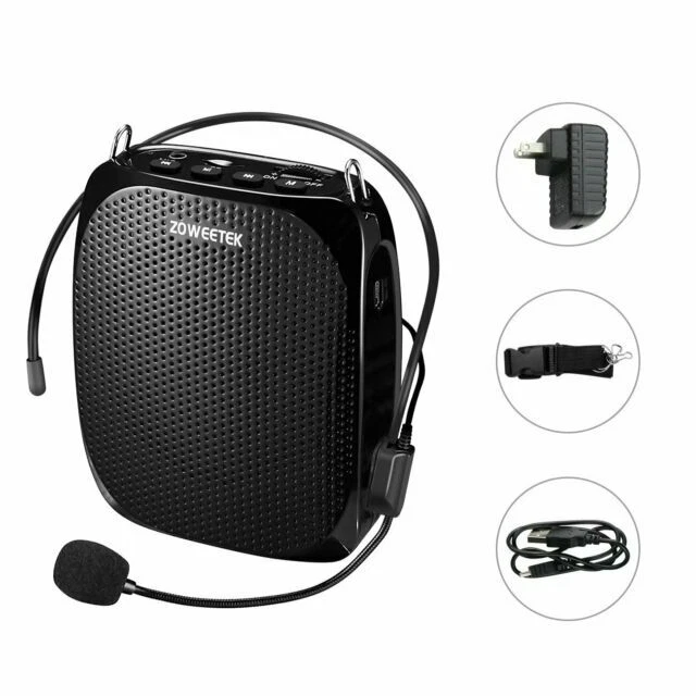 Zoweetek ZW-Z258 Portable Mini Voice Amplifier with Wired Microphone 10W