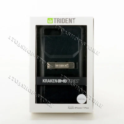 Funda rígida Trident Kraken iPhone 7 Plus y iPhone 8 Plus con funda clip para cinturón negra Foto 1 de 4