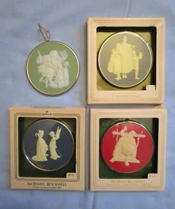 Hallmark Keepsake Ornaments The Norman Rockwell Collection Cameo 1-4 1980-1983 - Picture 1 of 19