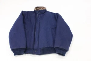 VTG Varsity Wool Collection Catalina Jacket Men's 40 Blue Made in USA - Picture 1 of 6