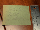Johnny Cash signed June Carter Cash signed DUAL SIGNED vintage cut Inscribed