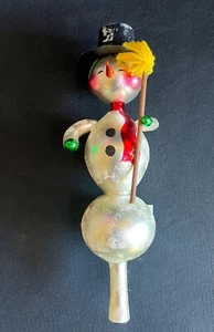 1995 Christopher Radko "Italian Ice Snowman" 13 inch Tall Finial #95-273-0 NEW - Picture 1 of 6