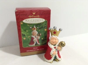 ¡¡NUEVO!! Hallmark Keepsake Ornament "Mom" 2000 - Queen Mom - Imagen 1 de 3