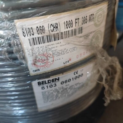 BELDEN 8103-060-1000 / 8103 060 1000 (BRAND NEW) Wire 1000ft - Image 1 of 2