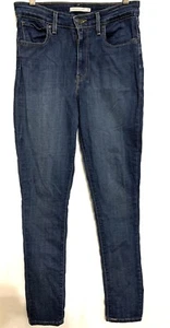 Levi's Jeans Women's 12 Denim 721 High Rise Skinny Distressed Stretch Size 31 32 - Picture 1 of 5