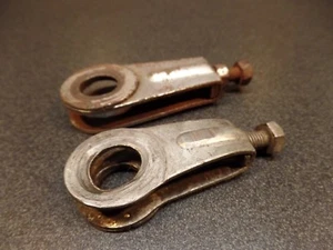 1976 YAMAHA XT500 XT 500 VINTAGE CHAIN ADJUSTERS - Picture 1 of 7