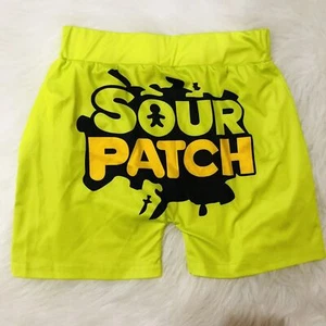 Pantaloncini Snack Toppa Acida Nuovi Taglia Small Booty Shorts Verde Lime Candy Hot Pants - Foto 1 di 5