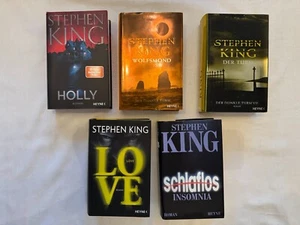 Stephen King kl. Sammlung: HOLLY Wolfsmond Der Turm LOVE Schlaflos-Insomnia - Bild 1 von 22