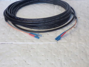 Optical Cable BX002DSLX9KR Indoor Fiber Optic Breakout Cable SM 2 Strand 10.68m - Picture 1 of 6
