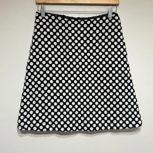 Boden Polka Dot Wolle Minirock Damen 6 A-Linie Karriere Party Cocktail Preppy - Bild 1 von 8
