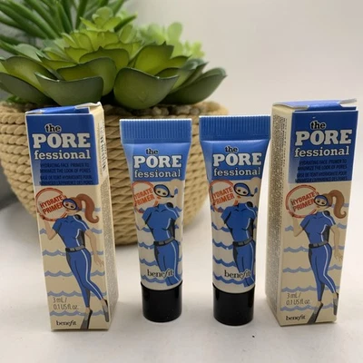 2x BENEFIT COSMETICS The POREfessional: Hydrate Primer 0.1 oz Brand New In Box