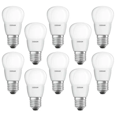 10 x Osram LED Star Tropfen Classic P 5W = 40W E27 matt 470lm warmweiß / UVP 39€ - Bild 1 von 4