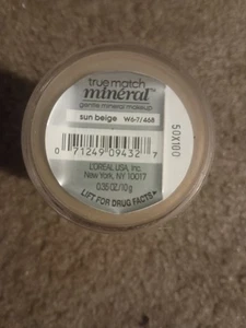L'oreal True Match Sun Beige W6-7/ 468 Mineral Foundation Powder Makeup Sealed - Picture 1 of 6