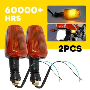 2x Luz indicadora de señal de giro delantera trasera halógena para Yamaha FZR400 FZR600 TW200 - Imagen 1 de 14