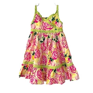Savannah 18 Months Girls Pink Floral Baby Dress Summer Spring Birthday Party - Picture 1 of 10