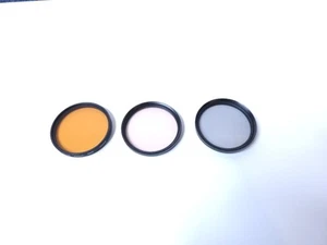 Tiffen Hoya Camera Lens Filters All 52mm Enhancing Color Adjustment 85B 812 LOT - Picture 1 of 4