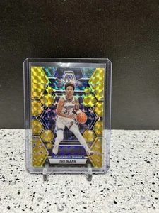 2022-23 Panini Mosaic - Tre Mann #186 Reactive Yellow Mosaic Prizm - Picture 1 of 2