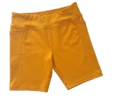 Оранжевые велосипедные шорты Sherbert для подростков женские размер XL (14-16) однотонные Athletic Works Run - Изображение 1 из 3