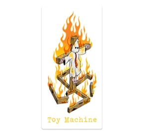 Toy Machine Charred Cross Ed Templeton Skateboard Aufkleber Sticker - 3er Pack - Bild 1 von 1