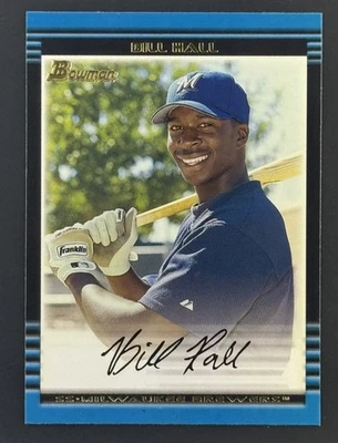 2002 Bowman Bill Hall Card #123 - Image 1 of 2