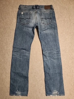 Jeans Viker 008IK 2008 Diesel de colección regular recto desgastado bigotes 32x34 Foto 1 de 4