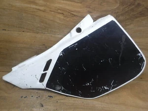 1987 87 HONDA CR125 CR 125 LEFT SIDE NUMBER PLATE COVER PLASTIC FAST SHIPPING !! - Picture 1 of 12