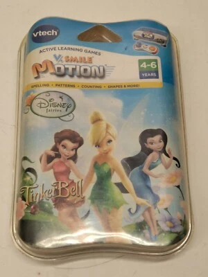 Vtech V.Smile V Motion Tinker Bell Learning Game Disney Fairies Ages 4-6 Sealed - Image 1 of 4