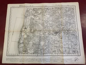 Mapa alemán vintage de la Primera Guerra Mundial 1915 LIBAU - LIEPĀJA 1:126 000, hoja n.º IX-01 - Imagen 1 de 5