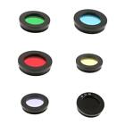 6 Pieces 1.25" Astronomy Telescope Filter Lens Planet Moon Color Filters