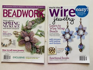 LOT OF 2- BEADWORK+WIRE JEWELRY magazine MAY 2011 -EXCELLENT - Imagen 1 de 5