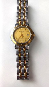 NICE RAYMOND WEIL TANGO GENEVE 5560 STEEL AND GOLD QUARTZ  WATCH FROM 90S